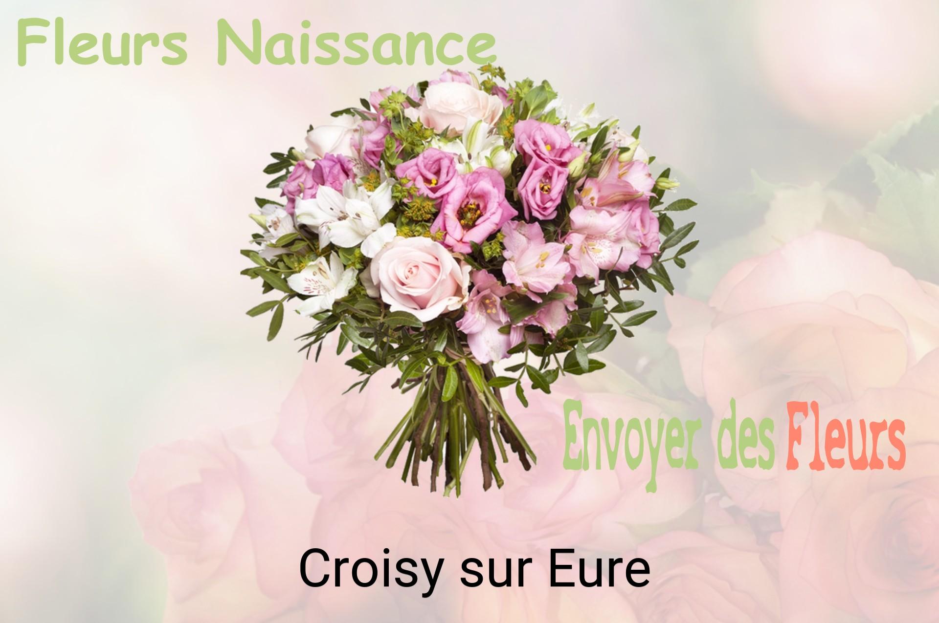Bouquet de fleurs de naissance livré à Croisy-sur-Eure
