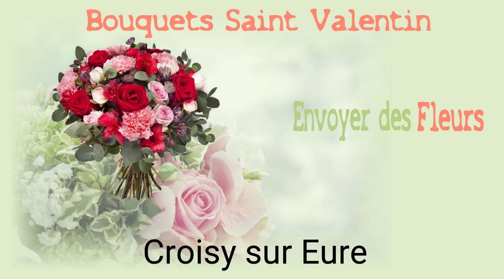 Roses de Saint-Valentin livrées à Croisy-sur-Eure